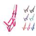 NETPROSHOP Solid horse halter padded and adjustable size Mini Shetty to Full and Coldblood Size:Cob Color:Pink Pink Cob