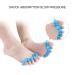 Toe Separator & Bunion Corrector - Portable Night Use Spacer for Overlapping Toes - Blue | Shipping Worldwide - Buy Online on GoSupps.com