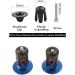 Aluminum Bike Handlebar End Plugs - Locking Bar Caps for Road & Mountain Bikes - Black - Buy Online on GoSupps.com
