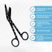 Rainbow Color Lister Bandage Scissors 5.5 Stainless Steel - Black Paws Design | A2ZSCILAB - Buy Online on GoSupps.com