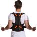 S-5XL Plus Size Posture Corrector Back Brace Women Men Students Teens Scoliosis Hunchback Correction Full Back Support Belt Shoulder Neck Brace Back Straightener (Color : Black Size : Medium) Medium Black