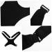 PLAFOPE Belt Shoulder Rest Holder Brace Support Belt Posture Band Black Polyester - Buy Online on GoSupps.com
