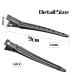 50pcs Black Metal Duck Bill Alligator Hair Clips - 3.5 Inches - Hair Styling Sectioning Roller Clips for Salon and Women Girls Accessories - Buy Online on GoSupps.com