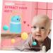POPETPOP 2pcs Body Powder Box Small Containers Body Talcum Lovely Bear Baby Powder Case Child Cartoon Bracket Blue 10x7cm - Buy Online on GoSupps.com