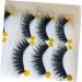 minkissy 5 Pairs False Eyelashes Magnetic Thick False Eyelashes Cross False Eyelashes False Lashes Pestanas Postizas Naturales Lashes Long Eyelashes Fluffy Cotton Thread 3D - Buy Online on GoSupps.com