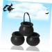 OFFSCH 9 Pcs Large Cooking Pot Halloween Candy Holder Mini Halloween Pumpkin Bucket Black Halloween Candy Bowl Halloween Candy Stands Cauldron Halloween Pendants Decorations Props Skull - Buy Online on GoSupps.com