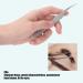 Eyelash Extension Tweezers - Stainless Steel Grafting Tool for Perfect False Lash Application - Buy Online on GoSupps.com
