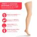 Buy BSN Medical JOBST UltraSheer Thigh High Compression Stockings - 20-30 mmHg Lace Silicone Top Band X-Large Natural - International Shipping Available - Buy Online on GoSupps.com