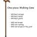 FLYDRUM 36 Inch Wooden Walking Cane - Ergonomic One-Piece Wood Stick for Men and Women - A-Walnut - Buy Online on GoSupps.com