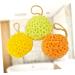 FRCOLOR Relax 9 Pcs Honeycomb Bath Sponge - Luxurious Shower Ball for Bubbles | 1 Count Pack - Buy Online on GoSupps.com