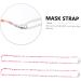 Beaupretty 2pcs Anti-Lost Masks Chain | Clothes Rack Beads for Kids | European & American Acrylic Design - Buy Online on GoSupps.com