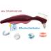 Premium Hard Denture Brush - Multi-Layered Bristles, Portable Double Sided Cleaning Brush - Denture Care (Pack of 3) - Buy Online on GoSupps.com