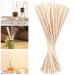 BUIFU 100 pc diffuser stick 30 * 0.3cm rattanstfen room fragrance fragrance stick light yellow aroma diffuser stick reed diffuse sticks natural diffuser sticks for essential oils in the home spa