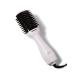 Trademark Beauty Hair Dryer Brush in One Blow Dryer Brush Wet and Dry Hair Anti-Frizz Ions Smooths Ceramic Creates Volume All Hair Types - White