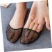 POPETPOP 12 Pairs Honeycomb Fabric Half Socks - Seamless Toe & Heel Pads for High Heels - Summer Accessories for Women - Buy Online on GoSupps.com