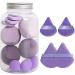 Make up Sponges for Foundation Soft Blending Sponge - Beauty Sponge Wet & Dry Use Powder Puff for Women Girlfriend Mother Wife Purple - Buy Online on GoSupps.com
