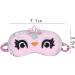 Cute Owl Sleep Mask | Fluffy Plush Eye Mask for Kids Women & Teens | Soft Blackout Cover for Travel & Naps - Owl Pink - Buy Online on GoSupps.com