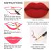 6Pcs Red Lip Liner and Lipstick Lip Stain Gift Set - Long Lasting Matte Color Stay - 24 Hour Wear - 6 Count Pack - DNM Dark Deep Red Nude - For Women - Buy Online on GoSupps.com
