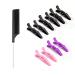 10pcs Crocodile Hair Clips Professional Styling Hair Clips Plastic Hair Barrettes Women Girls Salon Home