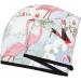 Tropical Plants Flamingo Microfiber Hair Towel | Super Absorbent Coral Velvet Wrap for Long Curly & Thick Hair - Quick Dry Hair Cap for Women - Buy Online on GoSupps.com