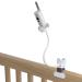 Holaca Babyphone Clip holder baby monitor bracket for Philips Avent Video Babyphone with camera model (SCD923/26 SCD921/26) Clip Mount White