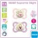 MAM Dental Pacifier Supreme Set of 4 for 0-6 Months | SkinSoft Silicone Skin & Tooth Friendly - Buy Online on GoSupps.com