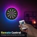 Dartboard LED Strip Lights - RGBIC, Bluetooth APP Control, Music Sync, DIY Cuttable, USB Powered - for 13-18 inch Dart Boards - Buy Online on GoSupps.com