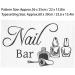 Nail Salon Wall Decoration Nail Salon Vinyl Wall Decal Self Adhesive Nail Salon Wall Shop Window Sticker Nail Art Manicure Decoration Sticker - Buy Online on GoSupps.com