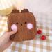 Curry Bear Brown Bear Menstrual Cup & Sanitary Napkin Storage Bag - Portable, Travel-Friendly, Large Capacity - Buy Online on GoSupps.com