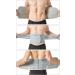XL Gray Elastic Back Bandage - Adjustable & Breathable Lumbar Support for Lower Back Pain Relief | Ideal for Sports & Daily Use - International Shipping Available - Buy Online on GoSupps.com