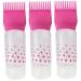 3 pi ces Lot de Flacons Applicateurs pour Coloration Cheveux avec Peigne Racines et chelle Gradu e Bouteilles Pratiques pour Soins Cheveux Secs Ab m s Facile Utiliser pour