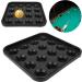 Portable AntiDrop Billiard Ball Holder Tray - 16 Holes for Snooker Pool Halls (Black) - Buy Online on GoSupps.com