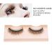 Buy 2 Pairs of 3D Artificial False Eyelashes | Self-Adhesive Easy to Use & Remove Natural Look - Buy Online on GoSupps.com