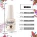 Vishine 2 Colors Nail Gel Polish Set Pure Black White Color Soak Off UV LED Varnish Collection Long Lasting Nail Art 2 Bottle - Buy Online on GoSupps.com