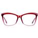 REECKEY Blue Light Glasses for Women, Computer Glasses Women Blue Light Blocking, Oversized Blue Light Filter Glasses Red, Gaming Glasses, Anti Blue Light Glasses, Square Eye Glasses (Red)