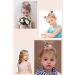 Flower hair clip set - princess hundred bow hair clip 3 pieces suitable for 1-12 years old girl (B) - Buy Online on GoSupps.com