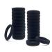Yedtreg Hair Bobbles for Women 30 Pack Black Hair Ties No Damage Seamless Soft Hair Bands for Thick Curly Hair Strong Elastic Ponytail Holders Hair Accessories (Black Colour)