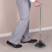 Quantum Leap 19mm Non-Slip Self Standing Quad Support Rubber Cane Tip - 4 Point Replacement for 3/4 Inch Standard Walking Canes - Black - Buy Online on GoSupps.com