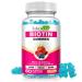Biotin Hair Growth Supplement 10 000 mcg 60 Gummies - Chewable Supplement for Healthy Skin Hair & Nails - Hair Vitamins for Growth and Hair Loss with Coconut Oil Vitamin B6 C & E