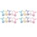 LUOZZY 20 pcs Sequins Mermaid Tail Cupcake Toppers Girls Birthday Cake Decorations for Mermaid Party Decoration