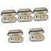 Zerodeko 5 sentences glasses case with double usage case with tweezette travel kit travel contact liner tank set glass case made of wood grain suitcase kit travel size travel metal mode 15.8x7.4cmx5pcs as shown 4x5stk