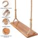 Elm Wood Tree Swing Seat for Children and Adults - Indoor & Outdoor Garden Swing - 24x8 Inch - Buy Online on GoSupps.com
