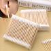 1000PCS Double Ended Cotton Swabs - Cotton Buds for Makeup Travel Ear Cleaning & Pets - Eco-Friendly Wooden Sticks - Buy Online on GoSupps.com