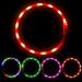 Buy Auauy LED Light Neck Band for Dogs & Cats - USB Rechargeable Adjustable Waterproof 4 Modes (Red) | Safe Silicone Collar for Pet Safety - Buy Online on GoSupps.com