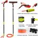 6-11M Window Cleaning Pole Water Fed Telescopic Brush Extendable Cleaner Conservatory Roof Photovoltaic Panel Cleaning Tool 6M / 12Ft - Buy Online on GoSupps.com