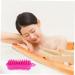 Frcolor Silicone Shower Scrubber & Hairbrush 2-Pack Scalp Meridian Massage Tool for Body & Hair Care Perfect for Bathing & Washing - Buy Online on GoSupps.com