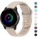 Mugust bracelet for Garmin Venu/Venu 2 Plus/Venu SQ/Venu SQ 2 Music for women men 20mm silicone bracelets Classic Sport Replacement Watch bracelet for Garmin Venu SQ 2 bracelet milk tea color