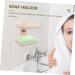 Anneome Soap Box House Draining Dish -mounted Soap Dishes Bathroom Decor Soap Holder for Shower Soap Stand Plastic Soap Dispenser Desk Topper Kitchen Double Layer White Drainer Rack Abs - Buy Online on GoSupps.com