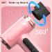 Portable Cordless Hair Dryers Handheld Hairdryers w/Hot & Cold Air 15600mAh Type-C USB Rechargeable Blow Dryer for Outdoor/Indoor Pink - Buy Online on GoSupps.com