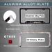 Tesla License Plate Frame 2pcs Matte Aluminum Alloy with Logo Cover Set for Model 3/X/S/Y - Buy Online on GoSupps.com